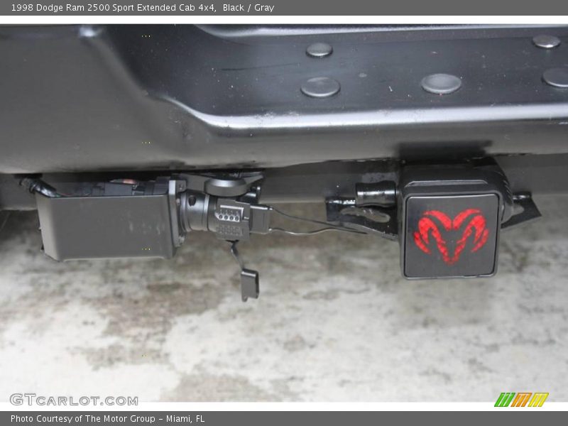 Black / Gray 1998 Dodge Ram 2500 Sport Extended Cab 4x4