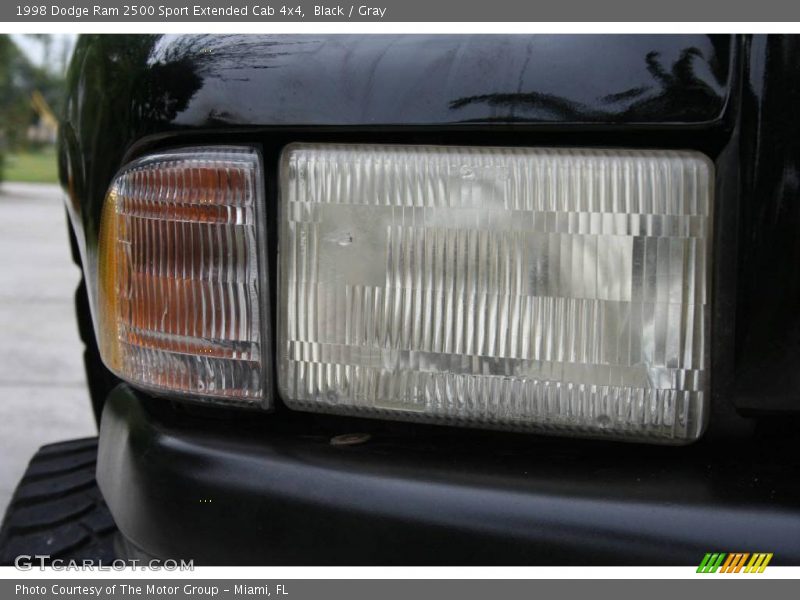 Black / Gray 1998 Dodge Ram 2500 Sport Extended Cab 4x4
