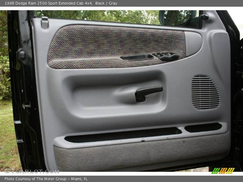 Black / Gray 1998 Dodge Ram 2500 Sport Extended Cab 4x4
