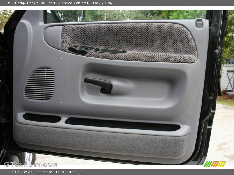 Black / Gray 1998 Dodge Ram 2500 Sport Extended Cab 4x4