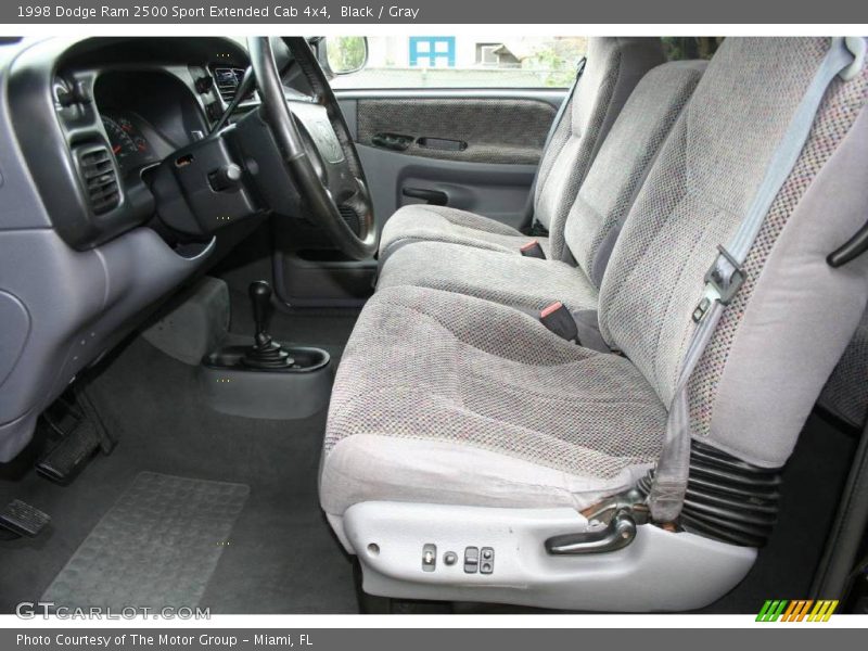 Black / Gray 1998 Dodge Ram 2500 Sport Extended Cab 4x4