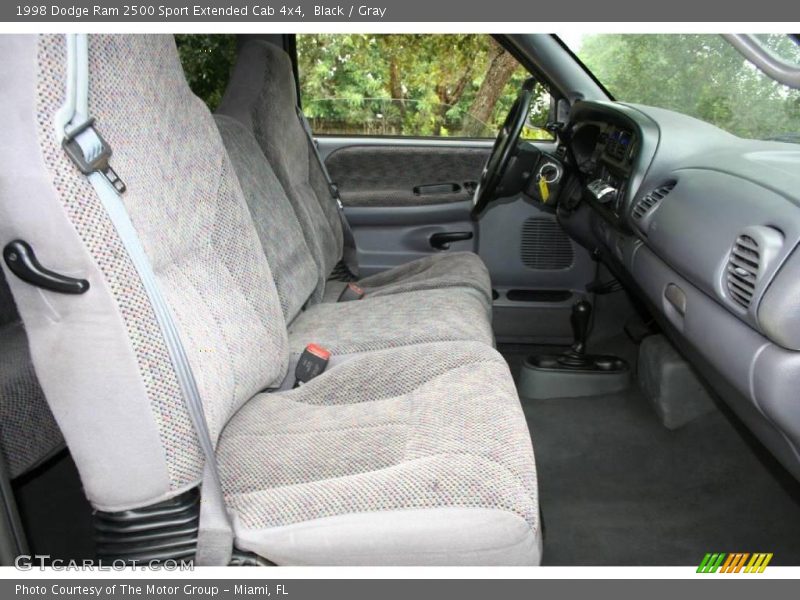 Black / Gray 1998 Dodge Ram 2500 Sport Extended Cab 4x4