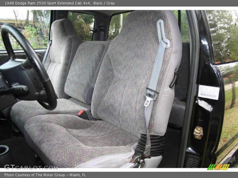 Black / Gray 1998 Dodge Ram 2500 Sport Extended Cab 4x4