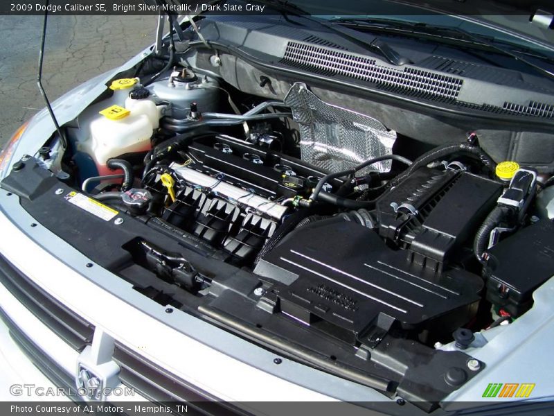 Bright Silver Metallic / Dark Slate Gray 2009 Dodge Caliber SE