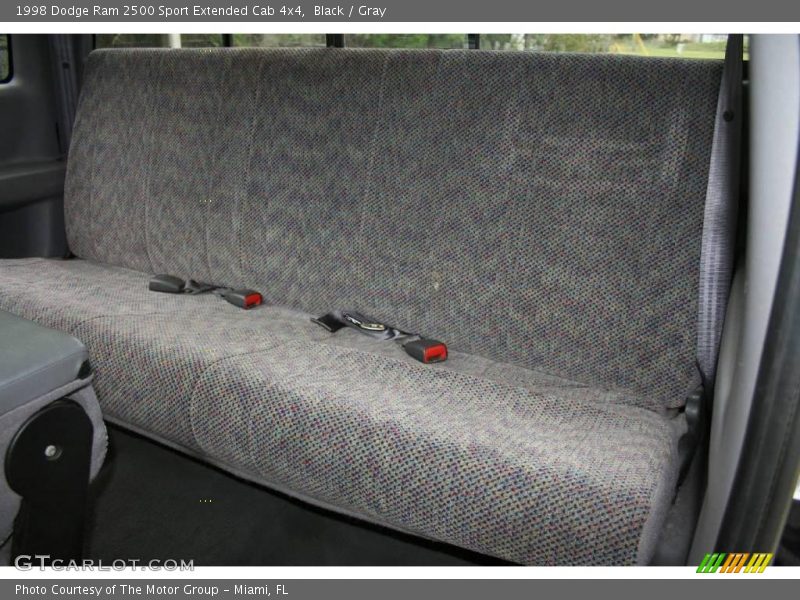 Black / Gray 1998 Dodge Ram 2500 Sport Extended Cab 4x4