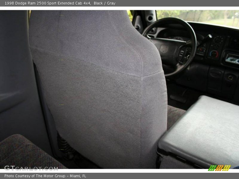 Black / Gray 1998 Dodge Ram 2500 Sport Extended Cab 4x4