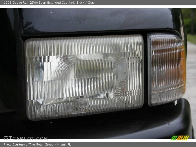 Black / Gray 1998 Dodge Ram 2500 Sport Extended Cab 4x4