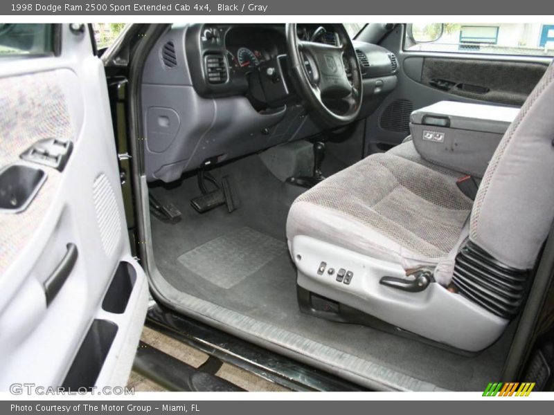 Black / Gray 1998 Dodge Ram 2500 Sport Extended Cab 4x4