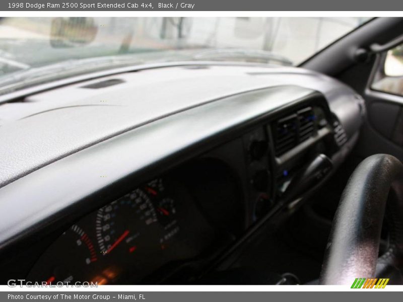 Black / Gray 1998 Dodge Ram 2500 Sport Extended Cab 4x4