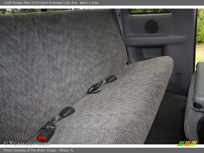 Black / Gray 1998 Dodge Ram 2500 Sport Extended Cab 4x4