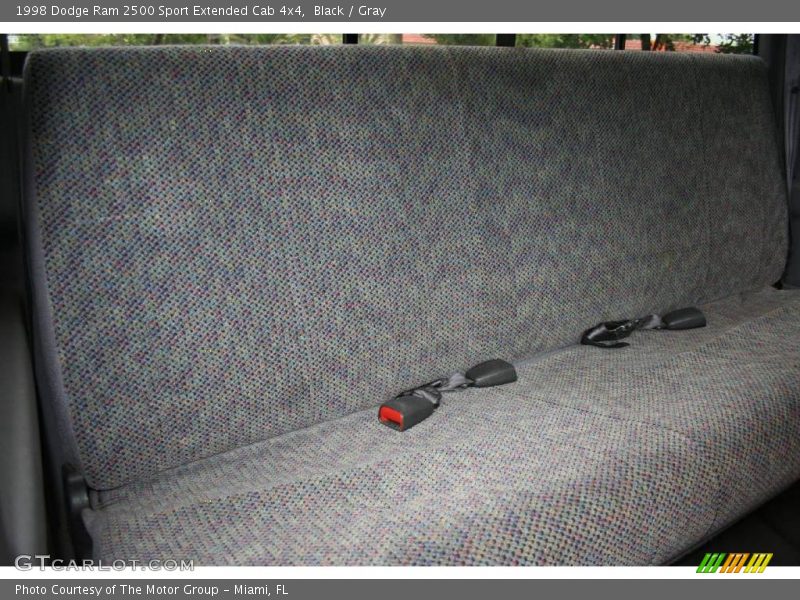 Black / Gray 1998 Dodge Ram 2500 Sport Extended Cab 4x4