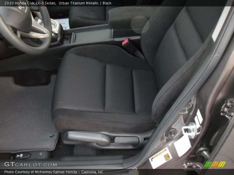 Urban Titanium Metallic / Black 2010 Honda Civic LX-S Sedan