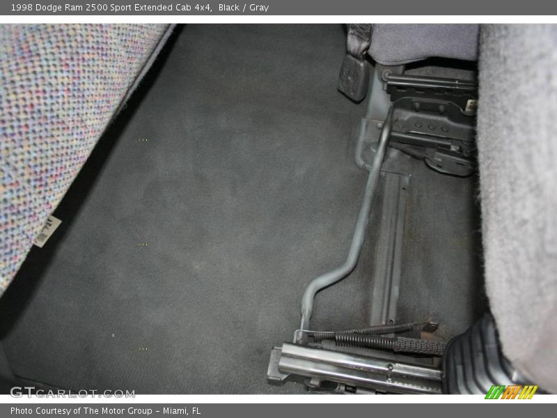 Black / Gray 1998 Dodge Ram 2500 Sport Extended Cab 4x4
