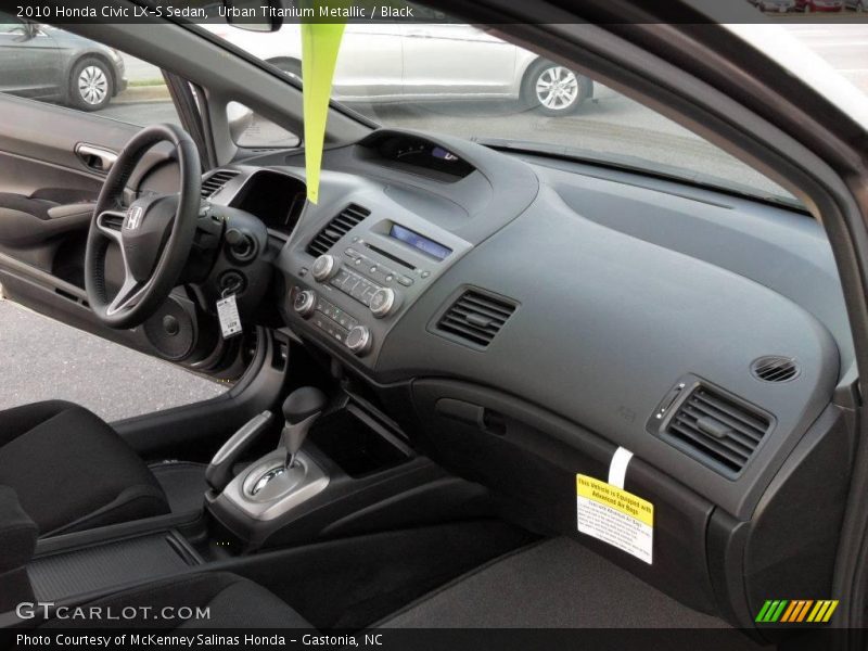 Urban Titanium Metallic / Black 2010 Honda Civic LX-S Sedan
