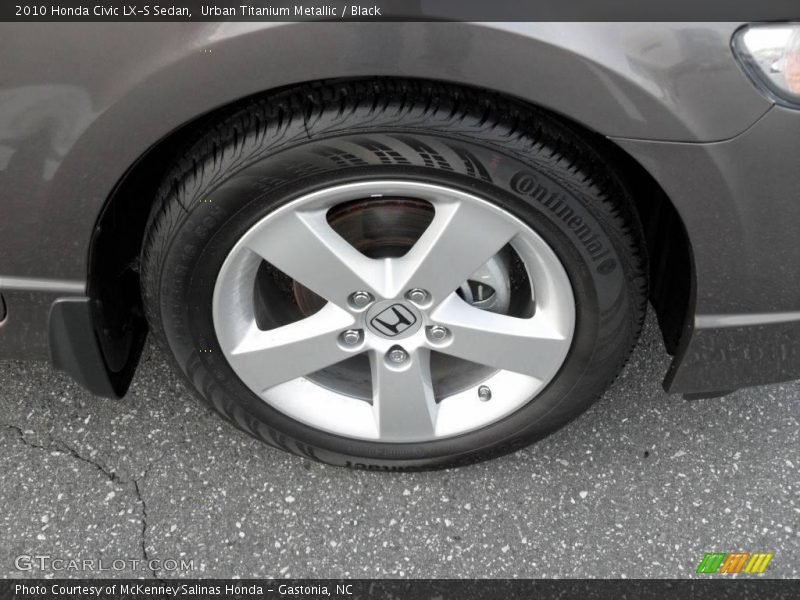 Urban Titanium Metallic / Black 2010 Honda Civic LX-S Sedan