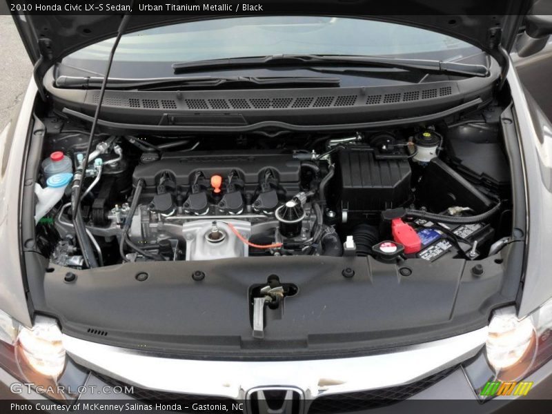 Urban Titanium Metallic / Black 2010 Honda Civic LX-S Sedan
