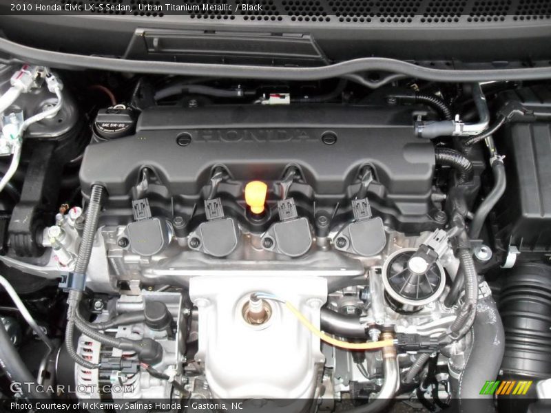 Urban Titanium Metallic / Black 2010 Honda Civic LX-S Sedan
