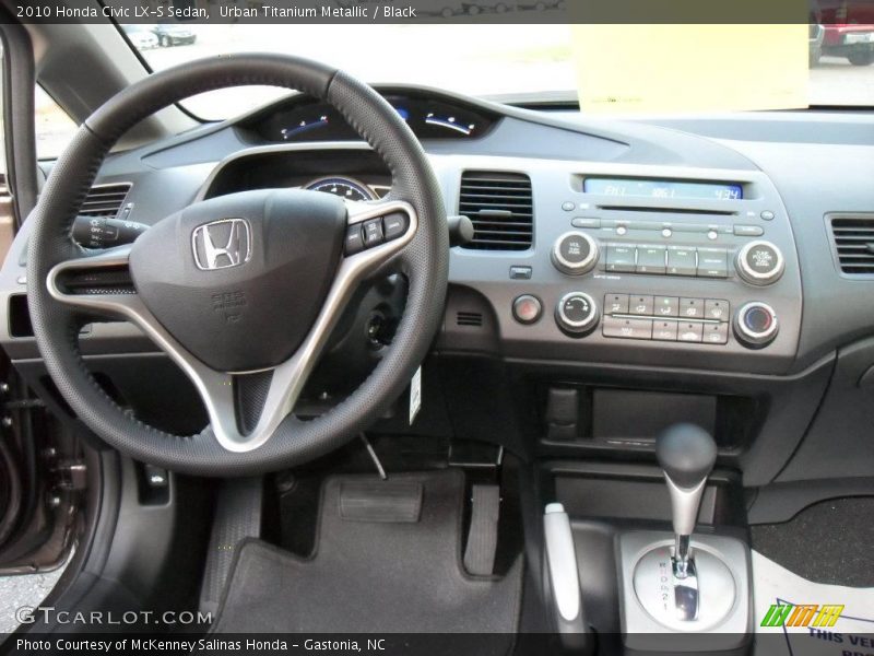 Urban Titanium Metallic / Black 2010 Honda Civic LX-S Sedan