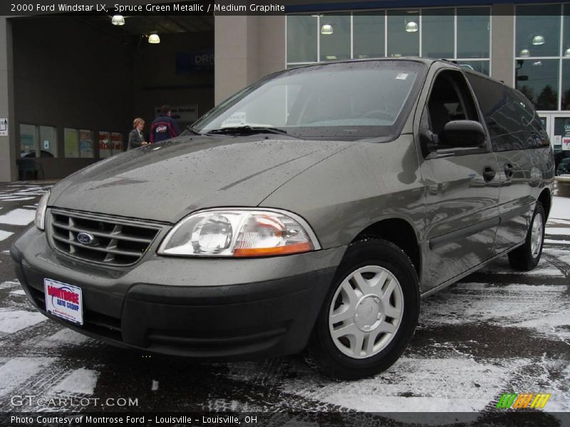 Spruce Green Metallic / Medium Graphite 2000 Ford Windstar LX