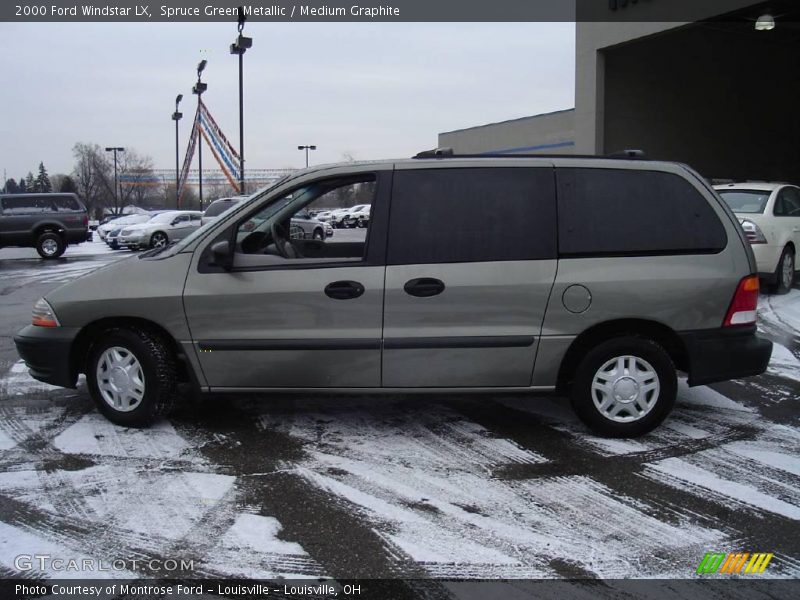 Spruce Green Metallic / Medium Graphite 2000 Ford Windstar LX