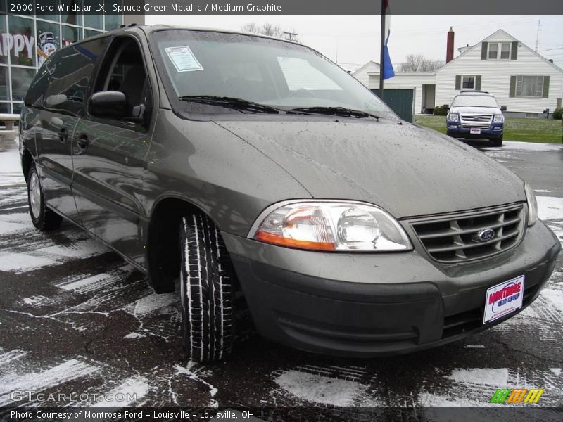 Spruce Green Metallic / Medium Graphite 2000 Ford Windstar LX