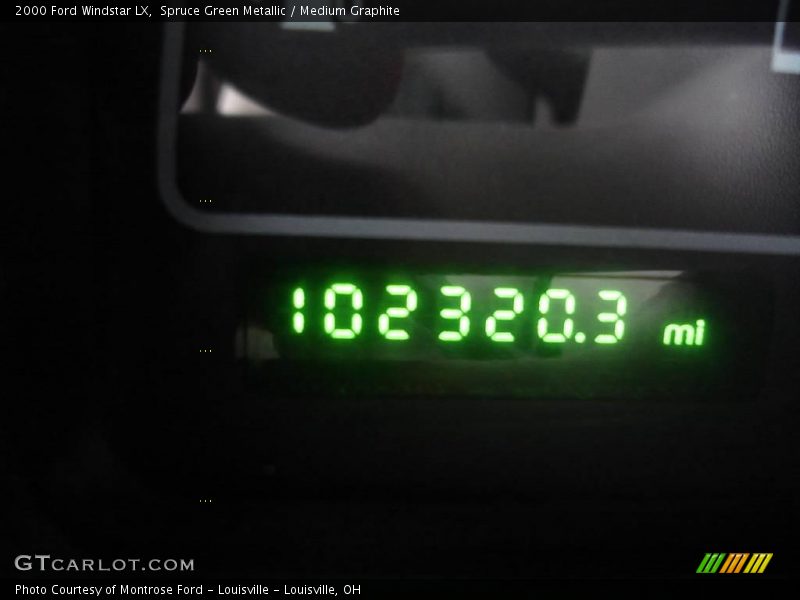 Spruce Green Metallic / Medium Graphite 2000 Ford Windstar LX