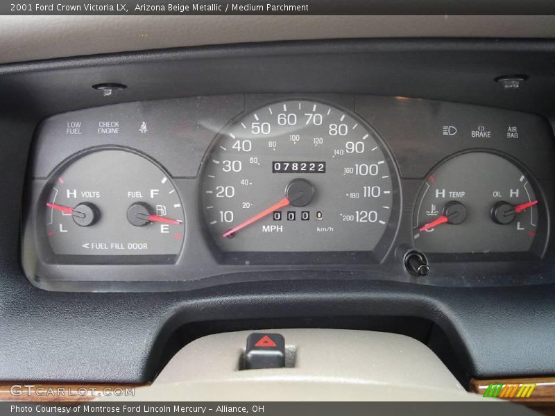 Arizona Beige Metallic / Medium Parchment 2001 Ford Crown Victoria LX