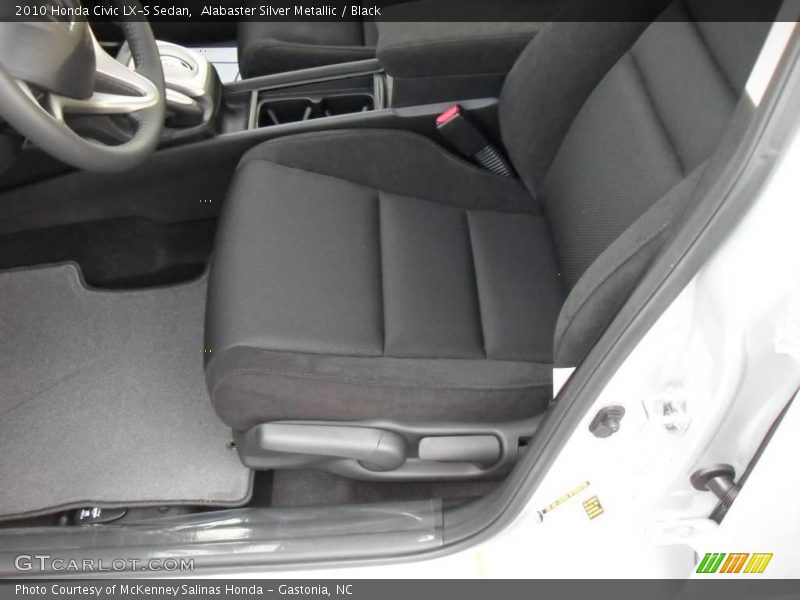 Alabaster Silver Metallic / Black 2010 Honda Civic LX-S Sedan