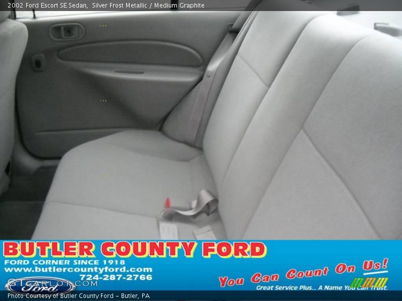 Silver Frost Metallic / Medium Graphite 2002 Ford Escort SE Sedan