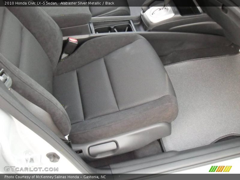 Alabaster Silver Metallic / Black 2010 Honda Civic LX-S Sedan