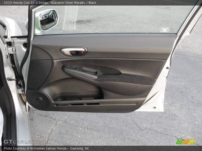 Alabaster Silver Metallic / Black 2010 Honda Civic LX-S Sedan