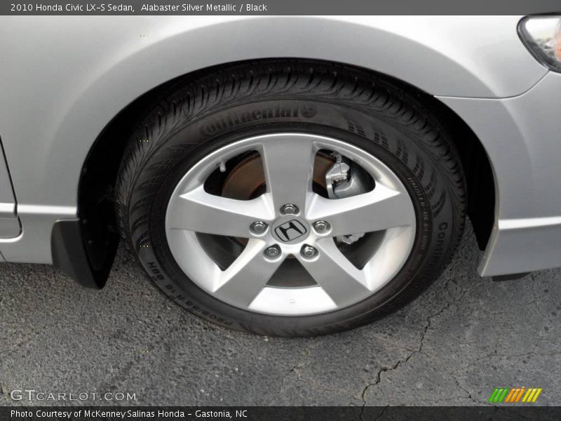Alabaster Silver Metallic / Black 2010 Honda Civic LX-S Sedan