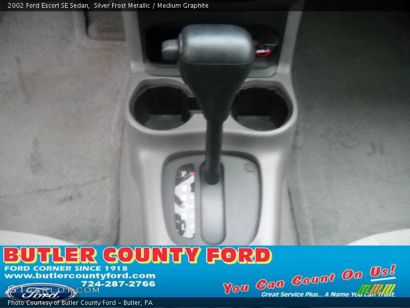 Silver Frost Metallic / Medium Graphite 2002 Ford Escort SE Sedan