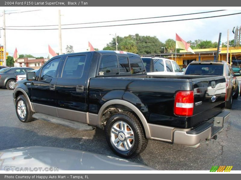 Black / Tan 2004 Ford F150 Lariat SuperCrew