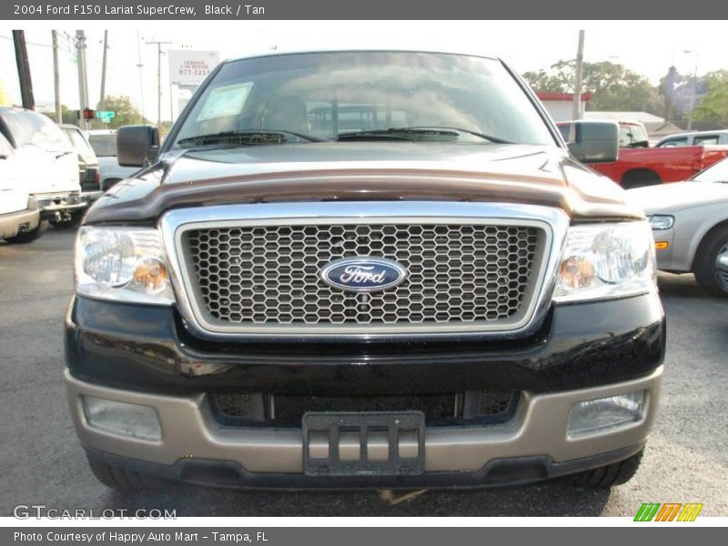 Black / Tan 2004 Ford F150 Lariat SuperCrew