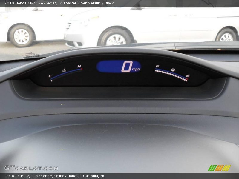Alabaster Silver Metallic / Black 2010 Honda Civic LX-S Sedan