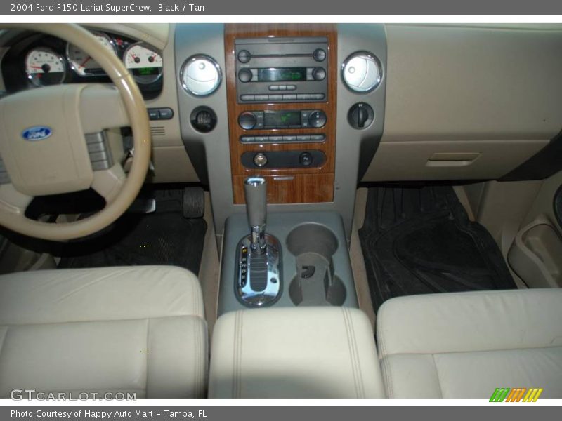 Black / Tan 2004 Ford F150 Lariat SuperCrew