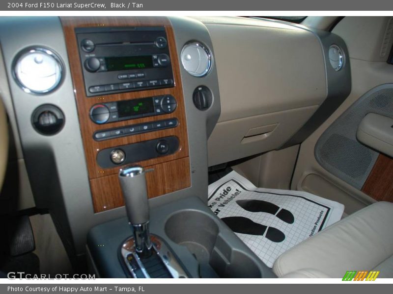 Black / Tan 2004 Ford F150 Lariat SuperCrew