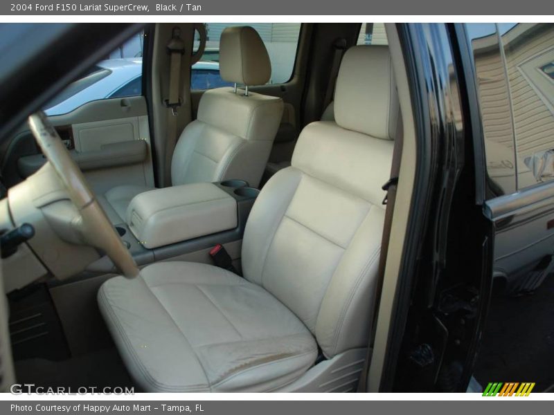 Black / Tan 2004 Ford F150 Lariat SuperCrew