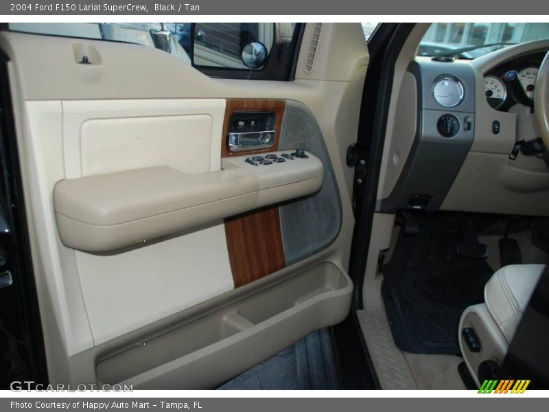 Black / Tan 2004 Ford F150 Lariat SuperCrew
