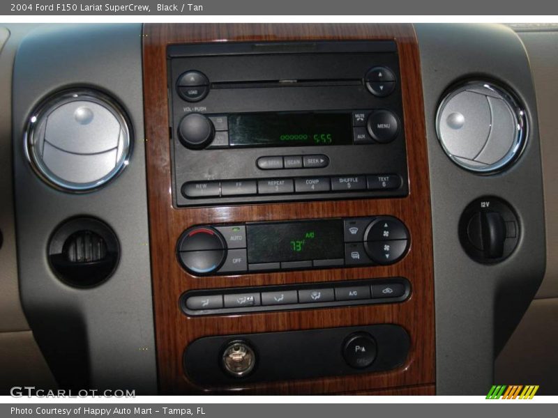 Black / Tan 2004 Ford F150 Lariat SuperCrew
