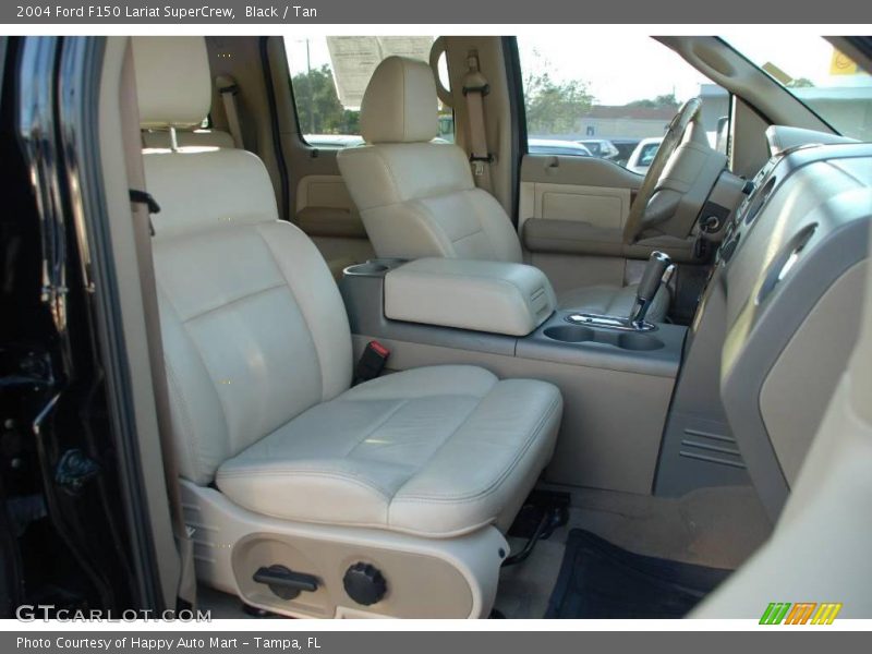 Black / Tan 2004 Ford F150 Lariat SuperCrew
