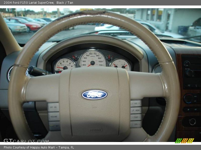 Black / Tan 2004 Ford F150 Lariat SuperCrew