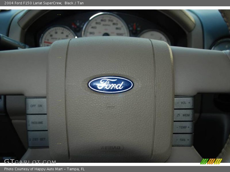 Black / Tan 2004 Ford F150 Lariat SuperCrew