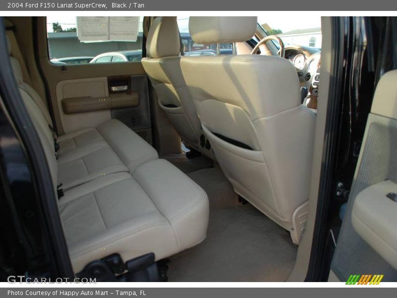 Black / Tan 2004 Ford F150 Lariat SuperCrew