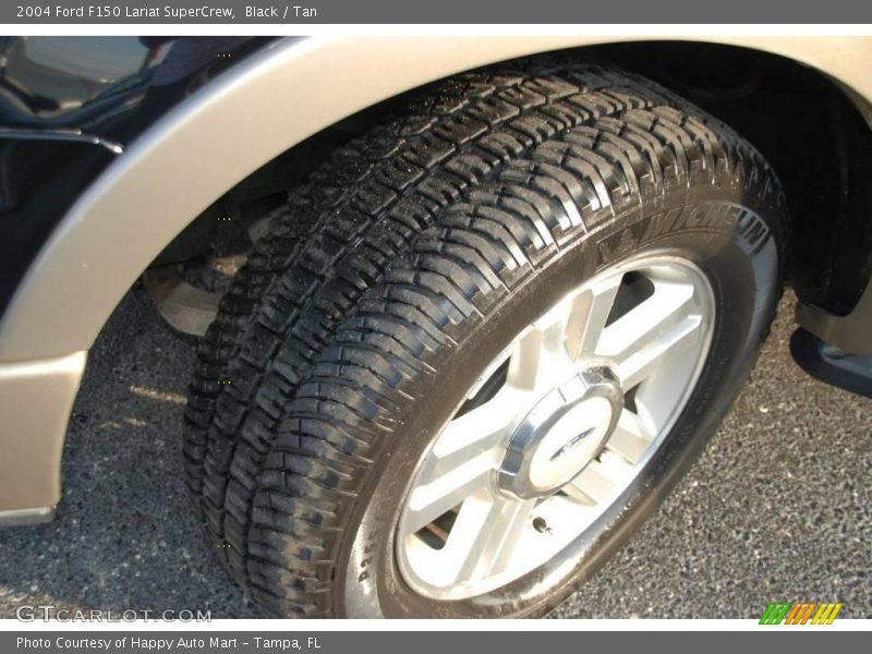 Black / Tan 2004 Ford F150 Lariat SuperCrew