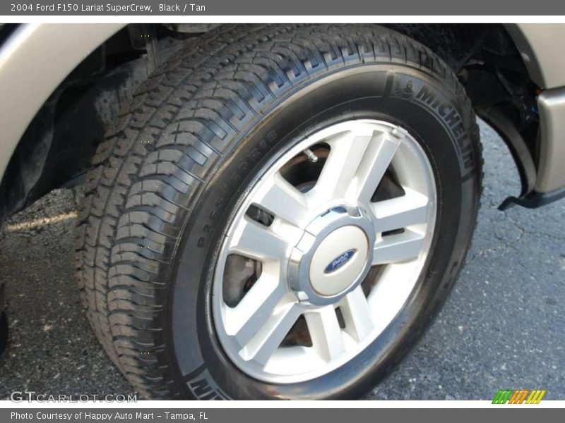 Black / Tan 2004 Ford F150 Lariat SuperCrew