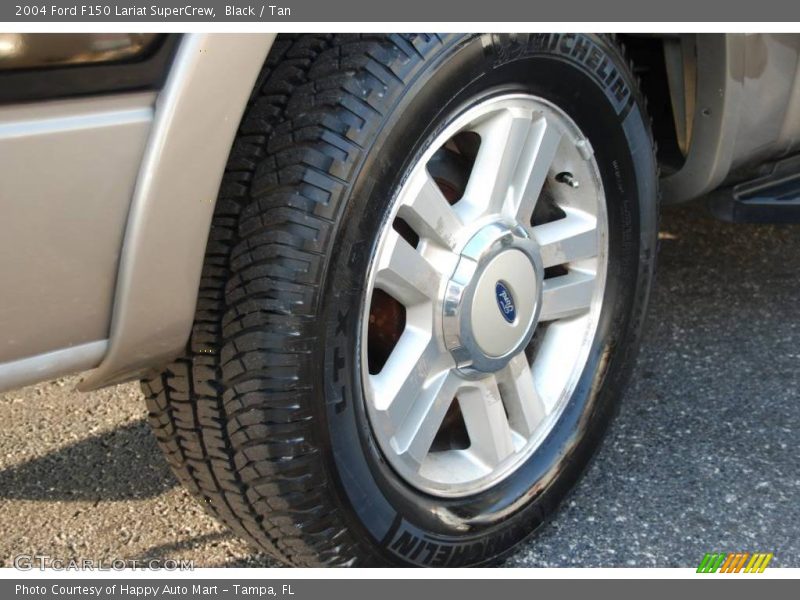 Black / Tan 2004 Ford F150 Lariat SuperCrew