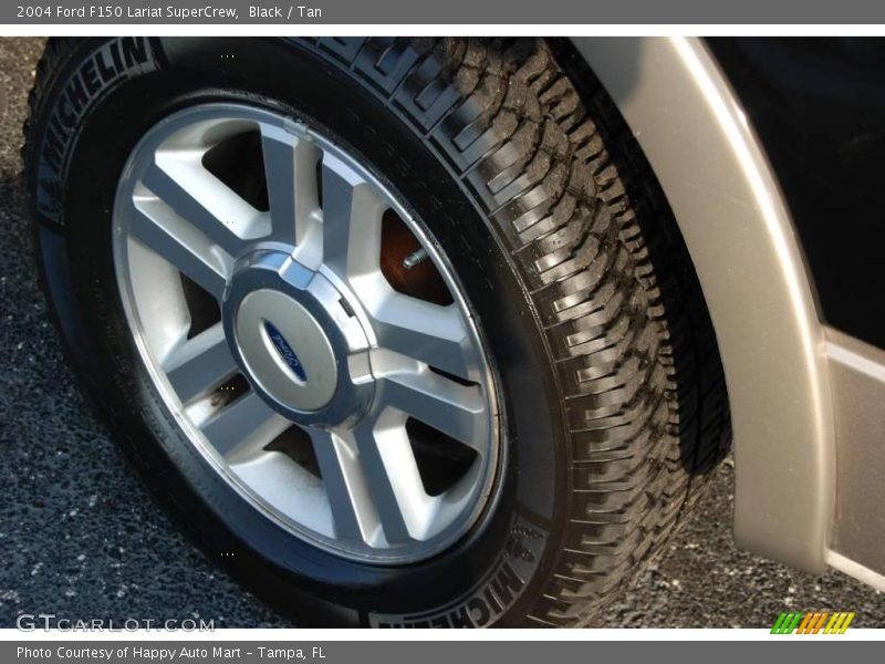 Black / Tan 2004 Ford F150 Lariat SuperCrew