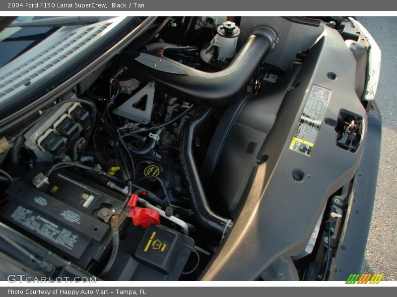 Black / Tan 2004 Ford F150 Lariat SuperCrew